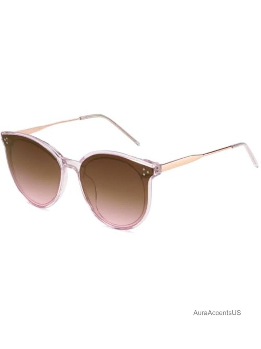 Round Sunglasses UV400 Polycarbonate Frames Large Retro Sunnies